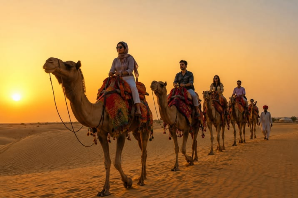 Camel Safari in Jaisalmer
