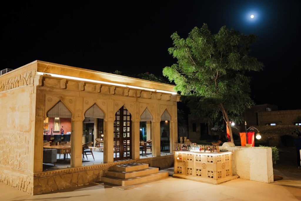 During a Desert Camp Stay