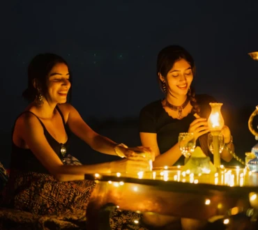 Dining experience in the desert