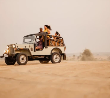 Jeep safari in Jaisalmer